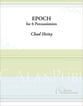 Epoch for Percussion Sextet cover